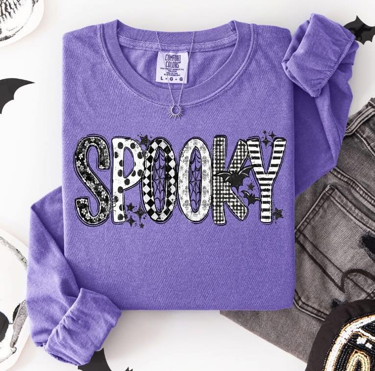 Spooky Web Alpha DTF transfer design – image 1
