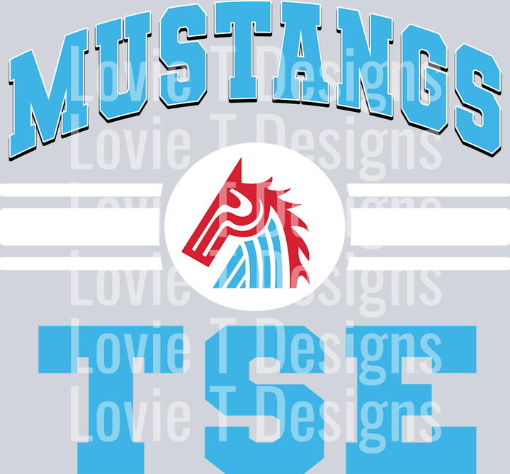 Sport Stripe Emblem MUSTANGS TSE