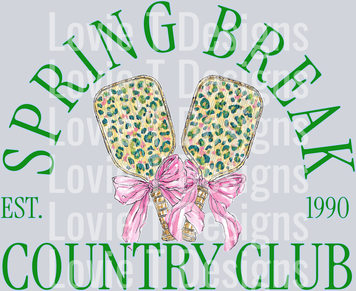 Spring Break Country Club Pickleball