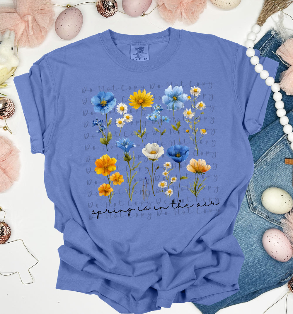 Spring Flower Collage DTF transfer design