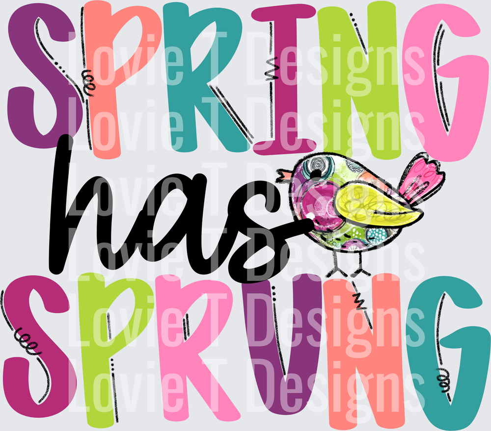 spring has sprung