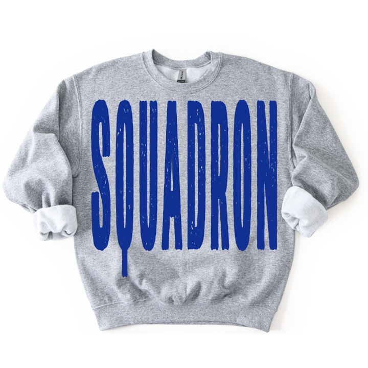 Squadron Royal Blue Grunge Mascot – DTF Transfer