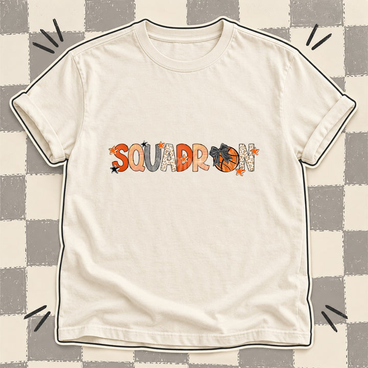 Squadron Mixed Doodle Basketball Mascots – Hoops Houndstooth DTF transfer mockup