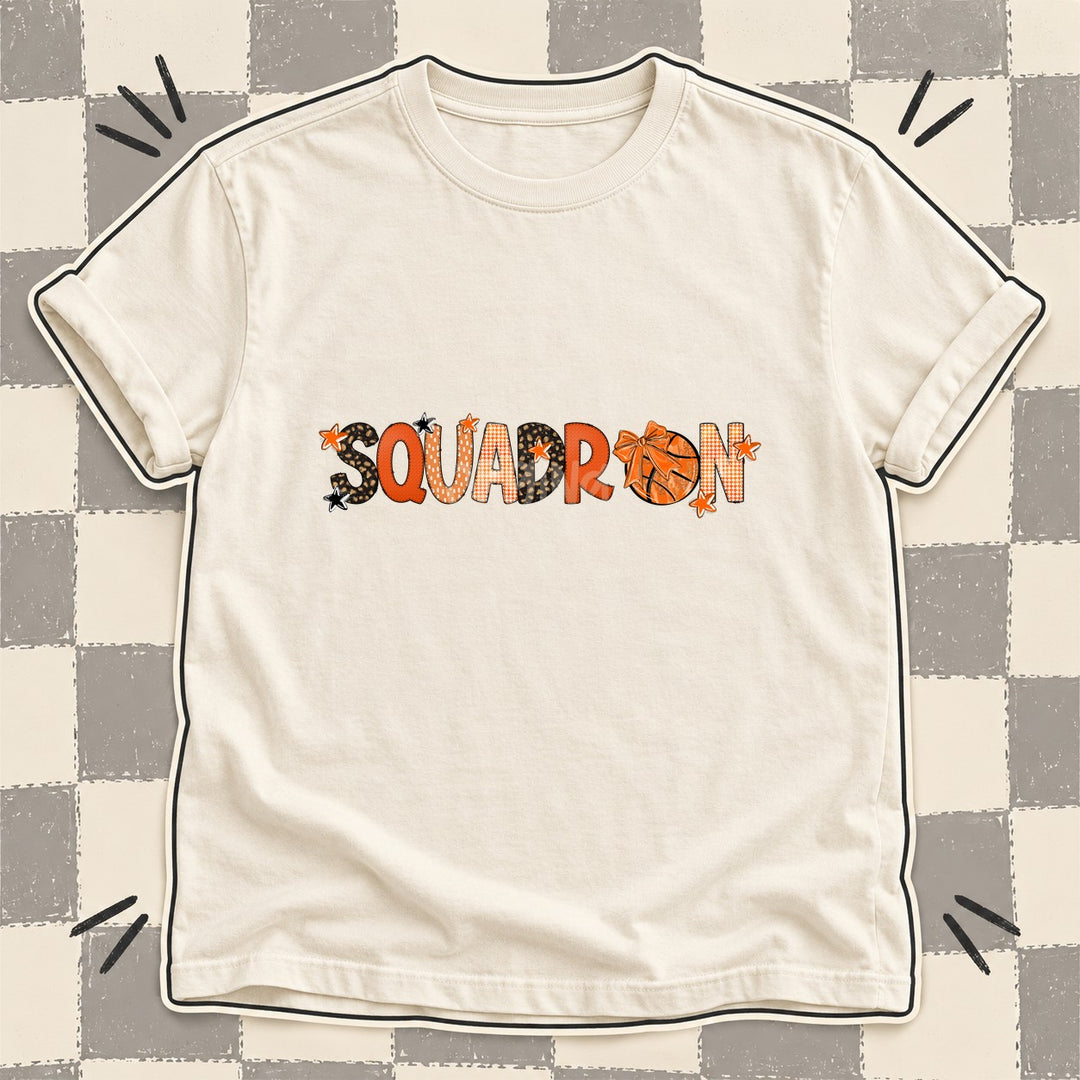 Squadron Mixed Doodle Basketball Mascots – Leopard Court DTF transfer mockup