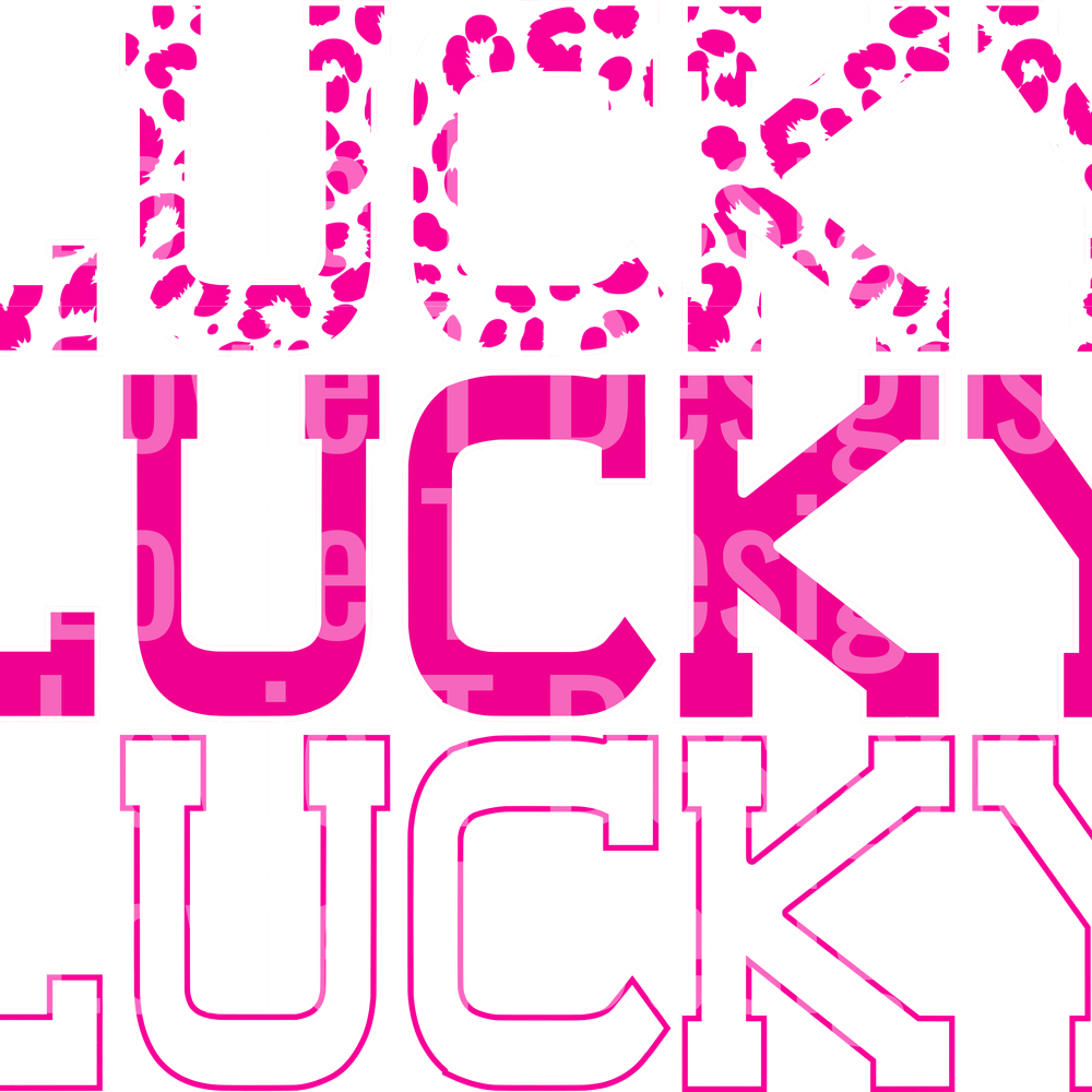 STACKED LUCKY LEOPARD ST PATRICKS DAY