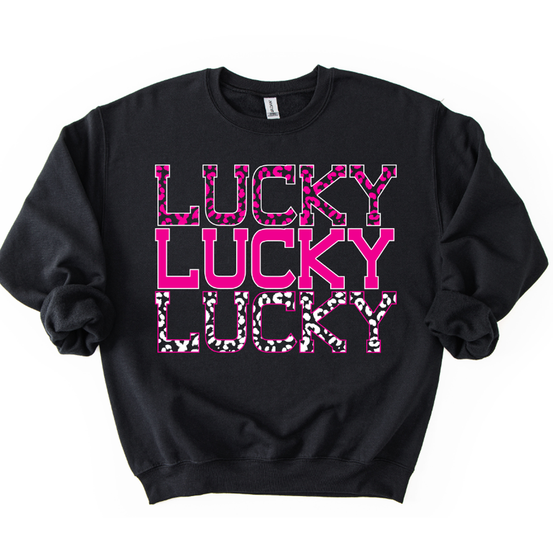 Stacked Lucky Leopard St Patricks Day – DTF Transfer