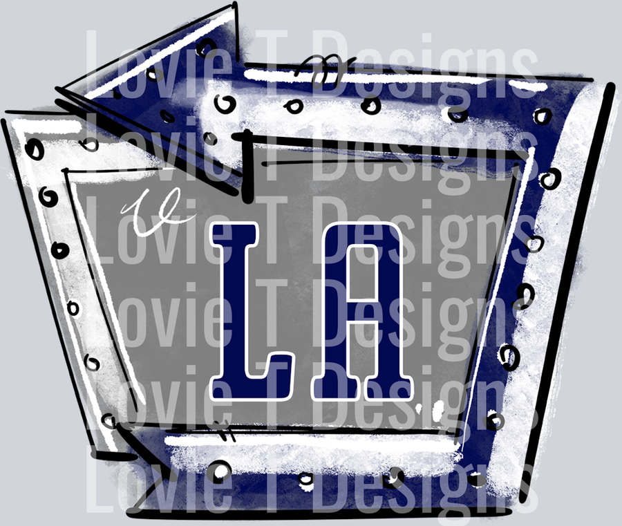 STADIUMS POCKET NAVY LA
