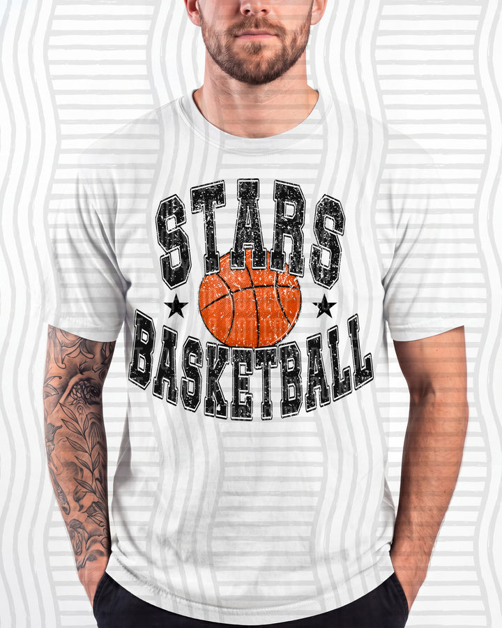 Stars Basketball Varsity Mascots DTF transfer