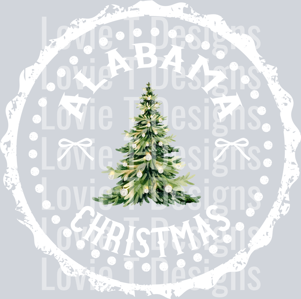 STATE CHRISTMAS STAMP Alabama