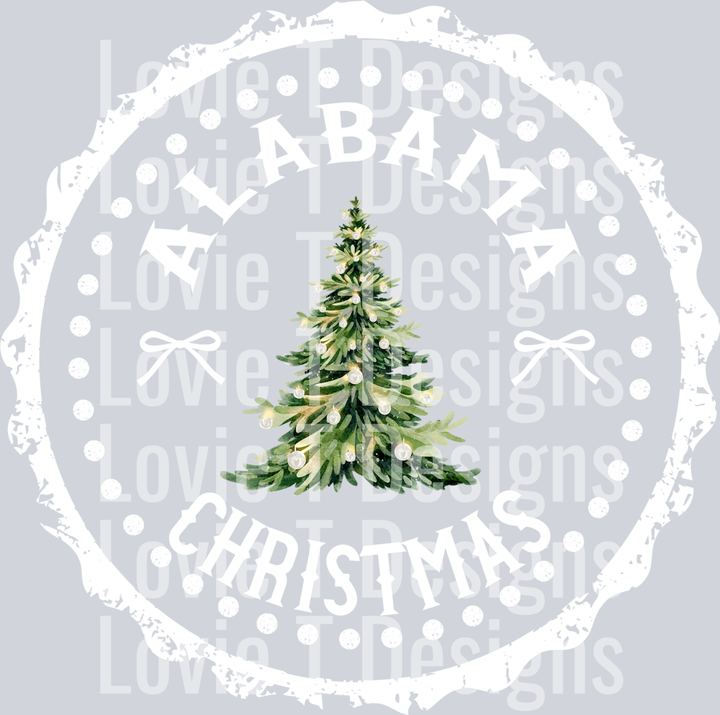 STATE CHRISTMAS STAMP Alabama