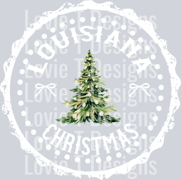 STATE CHRISTMAS STAMP Louisiana