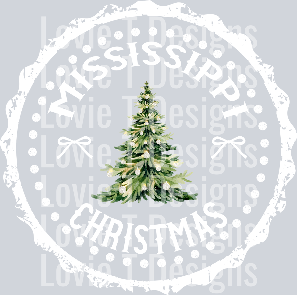 STATE CHRISTMAS STAMP Mississippi