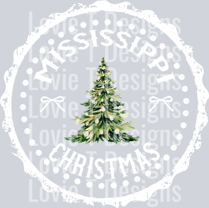 STATE CHRISTMAS STAMP Mississippi
