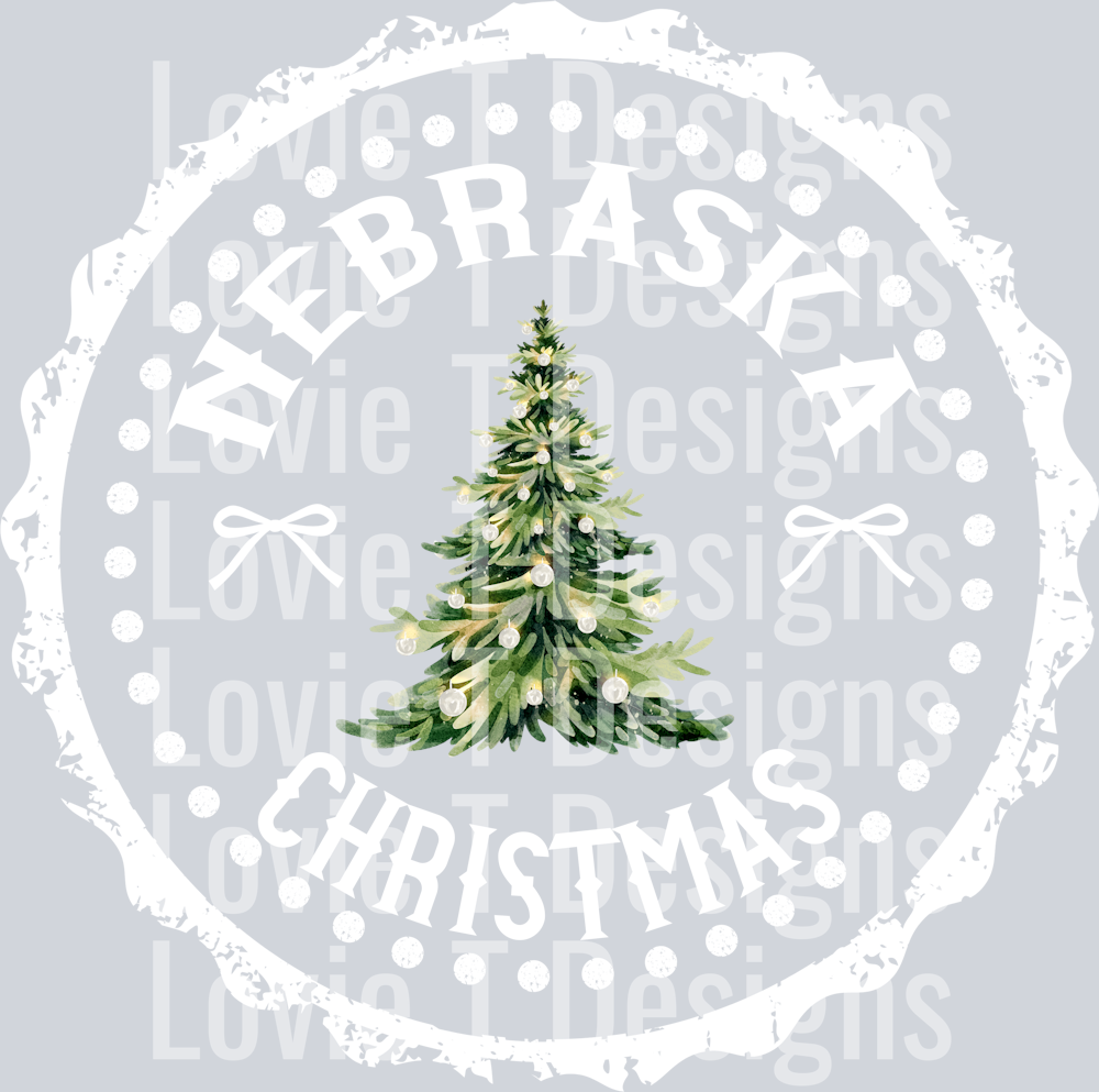 STATE CHRISTMAS STAMP Nebraska