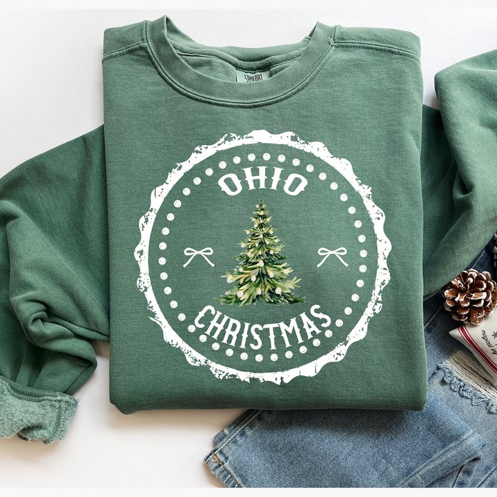 State Christmas Stamp Ohio – DTF Transfer