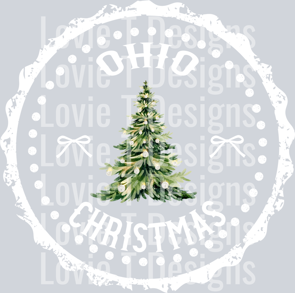 STATE CHRISTMAS STAMP Ohio