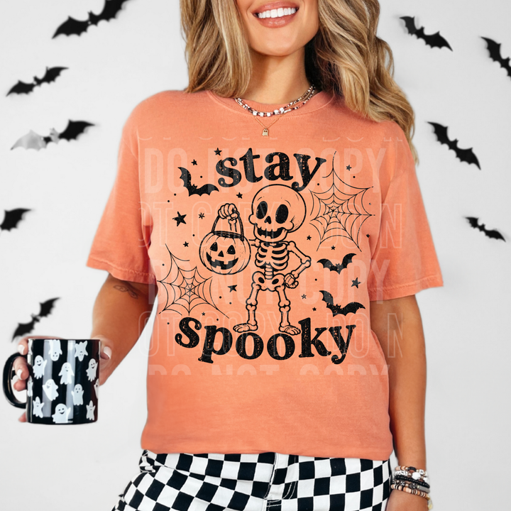 STAY SPOOKY SKELETON mockup