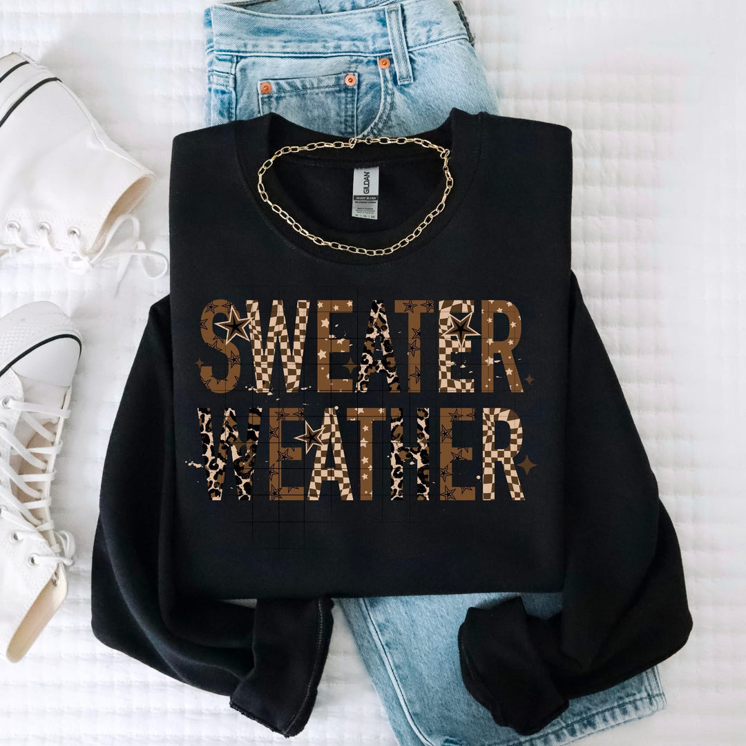 SWEATER WEATHER CHEETAH CHECKER