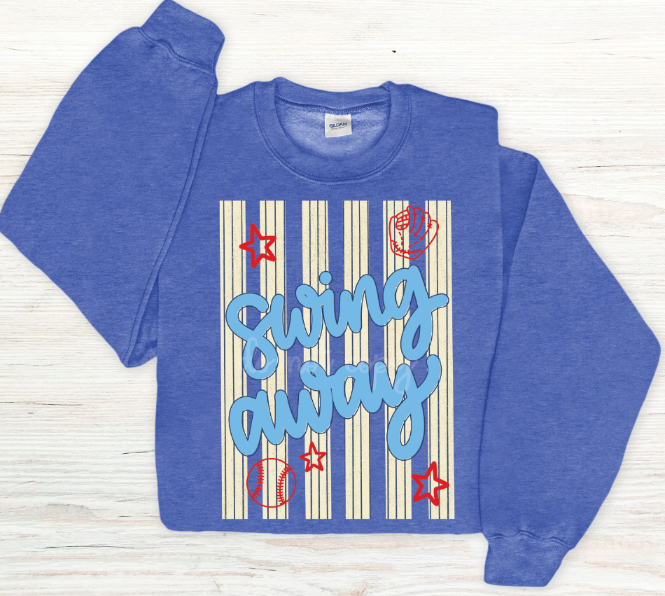 Swing Away DTF transfer design