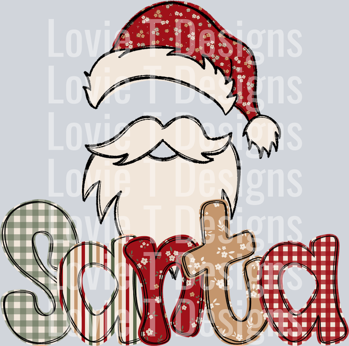 Santa Funky Doodle