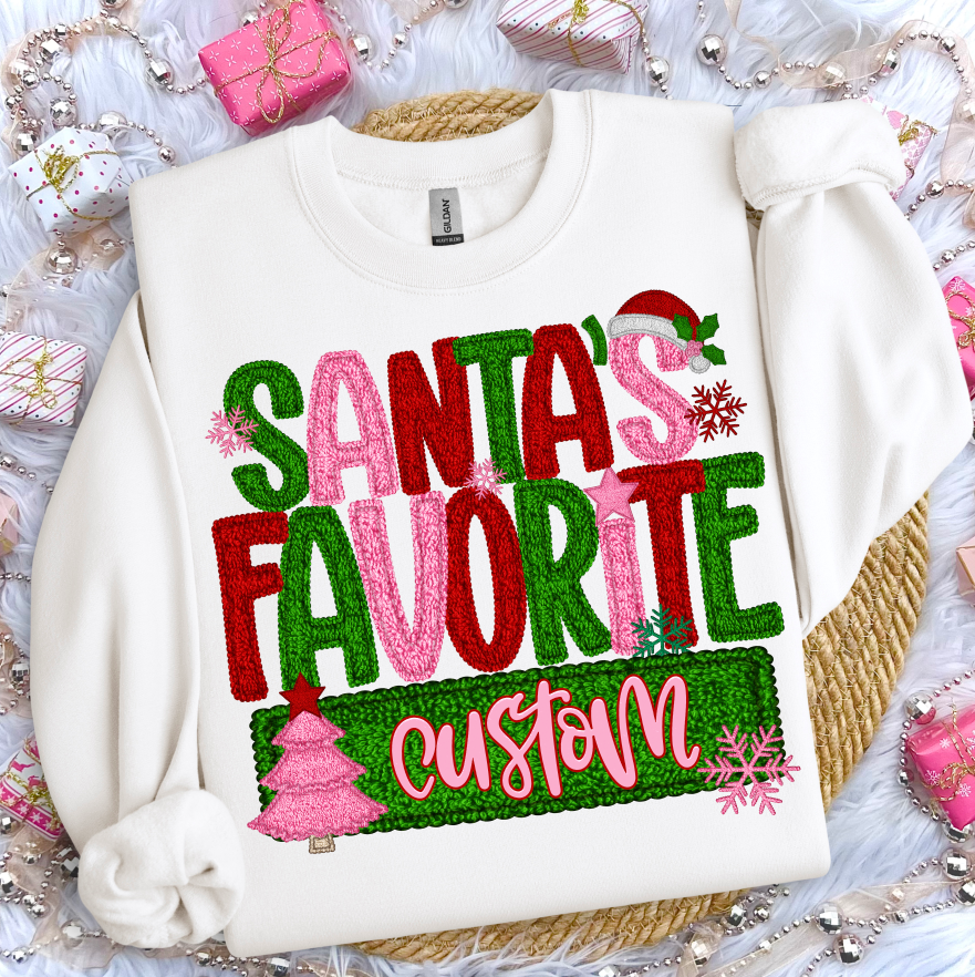 Santa's Favorite Custom Faux Yarn