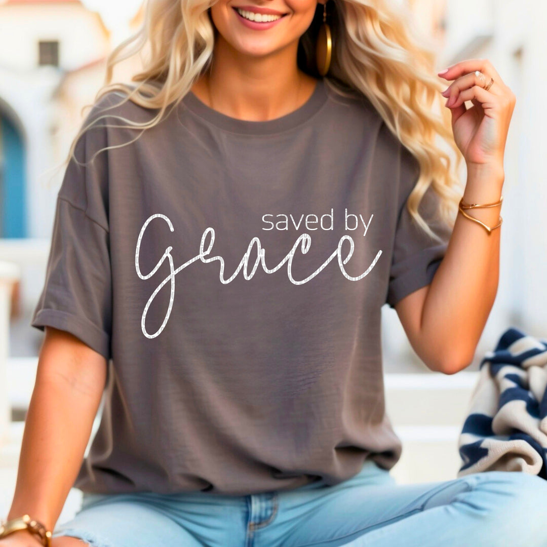 SAVED BY GRACE   WHITE
