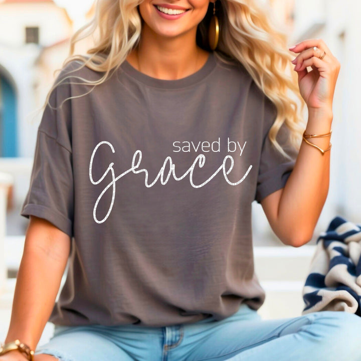 SAVED BY GRACE   WHITE