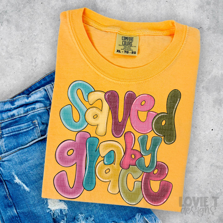 Saved by Grace-Lovie T Designs
