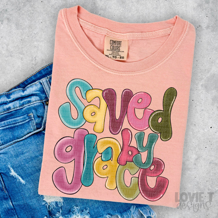 Saved by Grace-Lovie T Designs