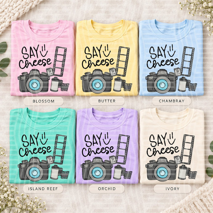Say Cheese Career Day Small Biz DTF transfer