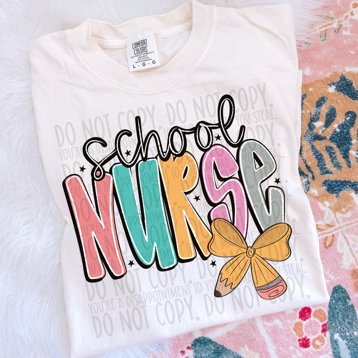 SCHOOL NURSE DOODLE PENCIL