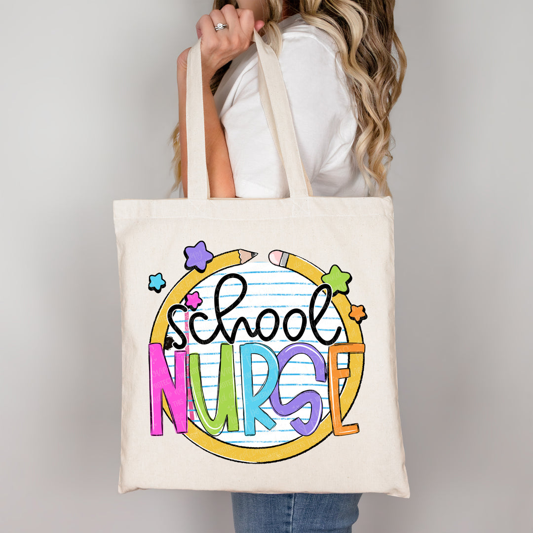 SCHOOL NURSE  PAPER AND PENCIL