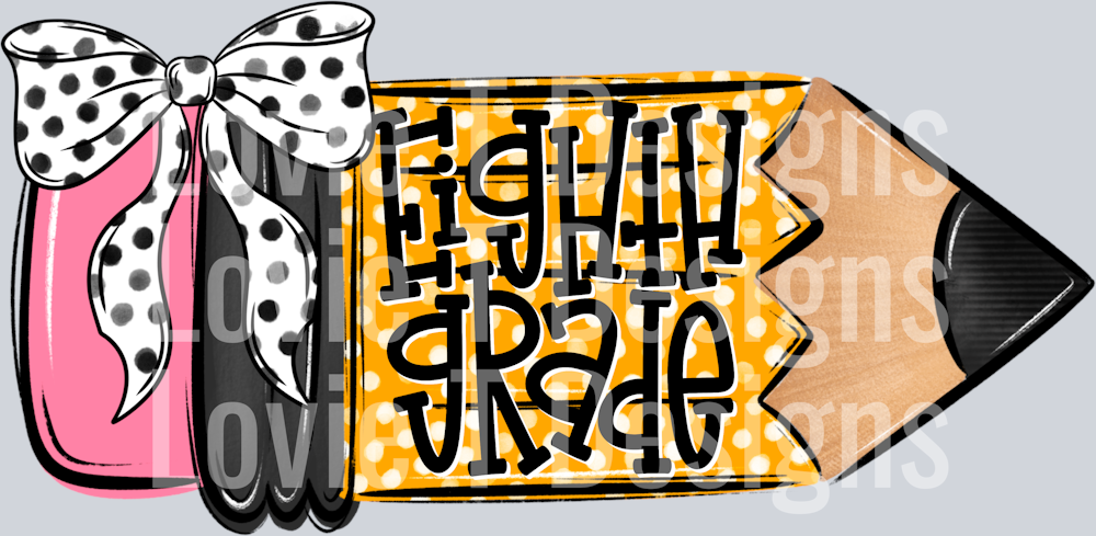 SchoolPencilDoodleGirlEighthGrade