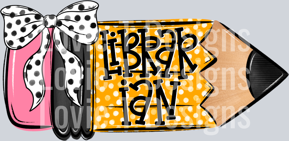 SchoolPencilDoodleLibrarian