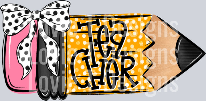 School Pencil Doodle Teacher