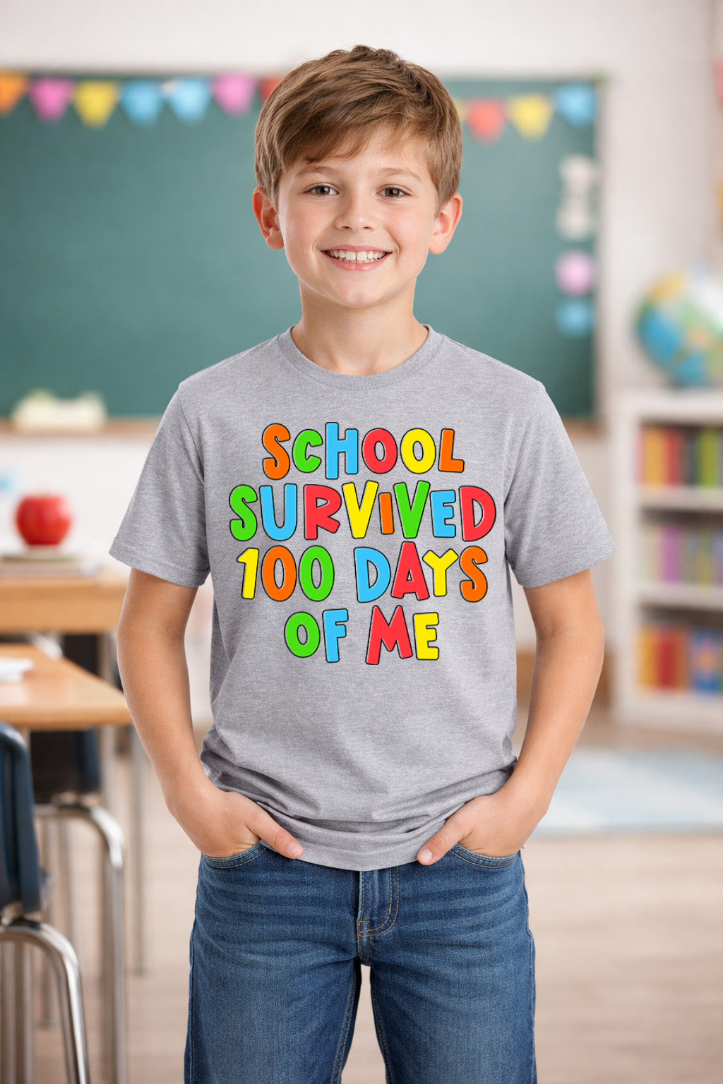 SCHOOL SURVIVED 100 DAYS OF ME