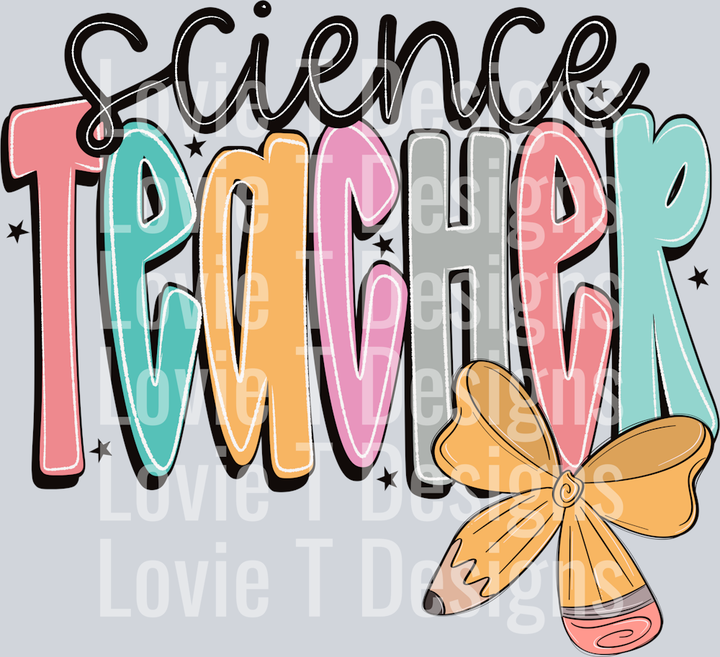 Science Teacher Doodle Pencil
