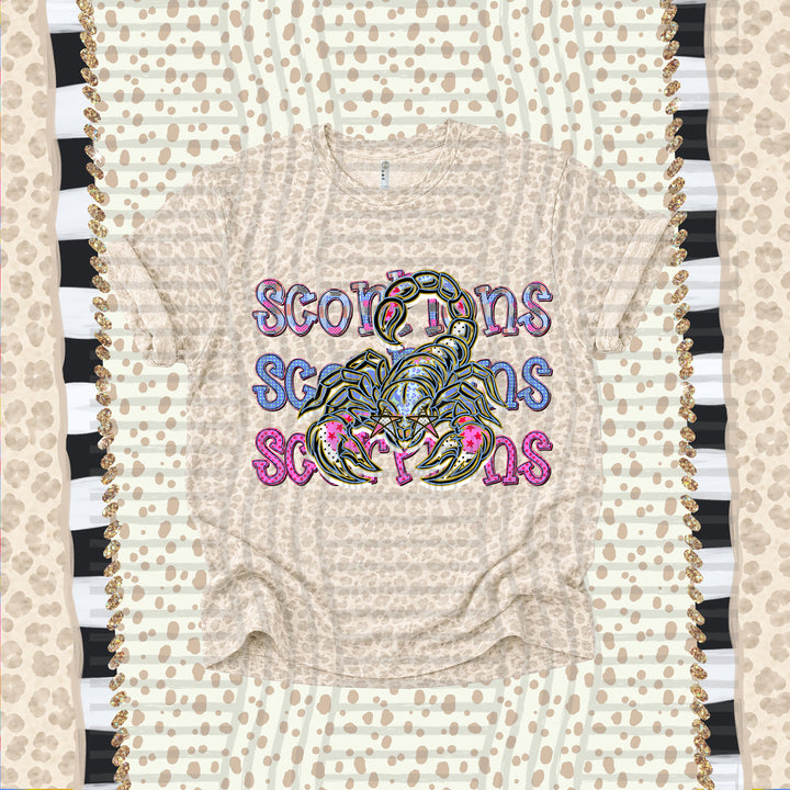 Scorpions Dolly Doodle mascot DTF transfer