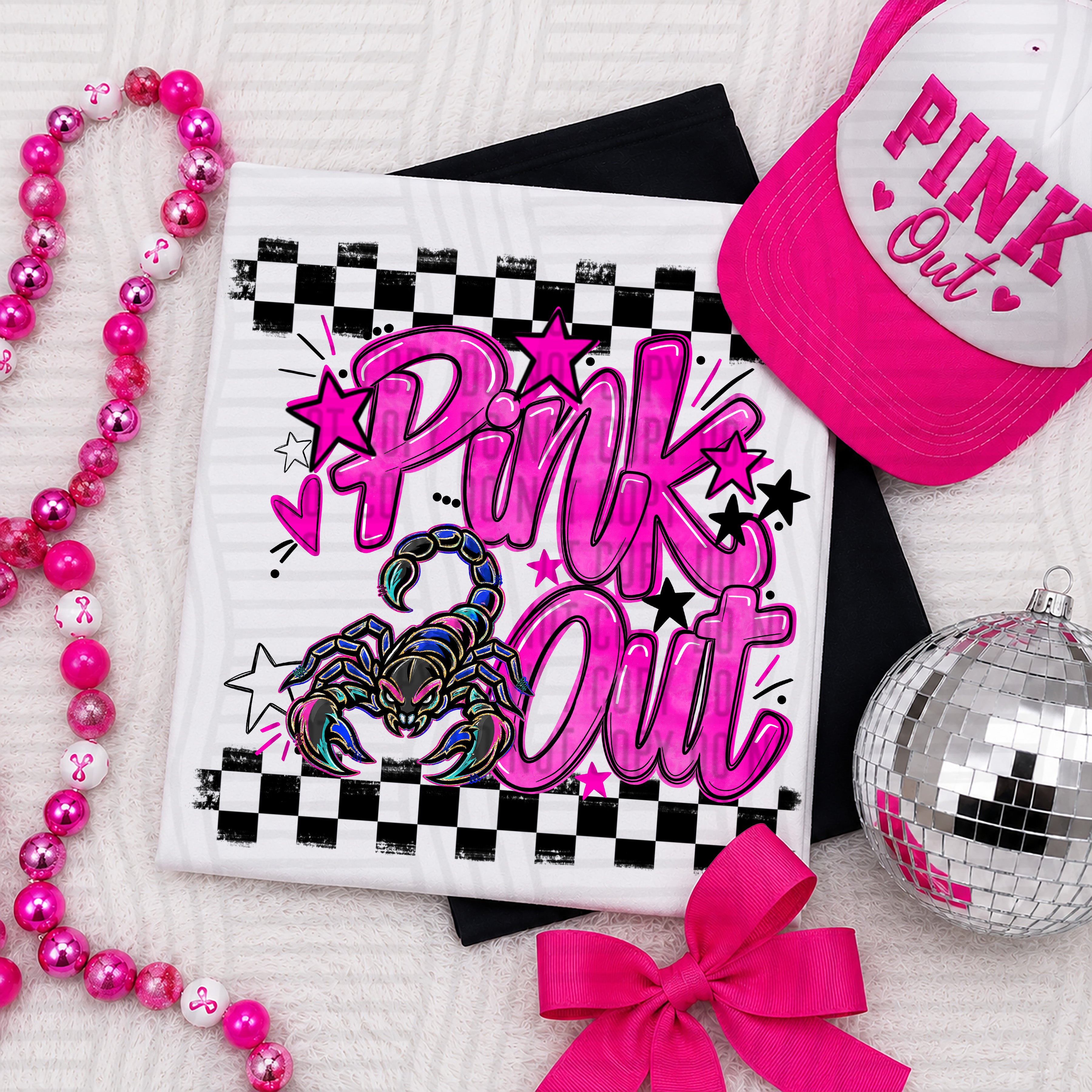 Pink Out Mascots CC Scorpions design
