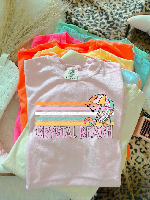 BEACH RETRO STRIPE CRYSTAL BEACH