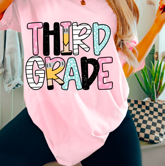 Third Grade DTF transfer design – image 1
