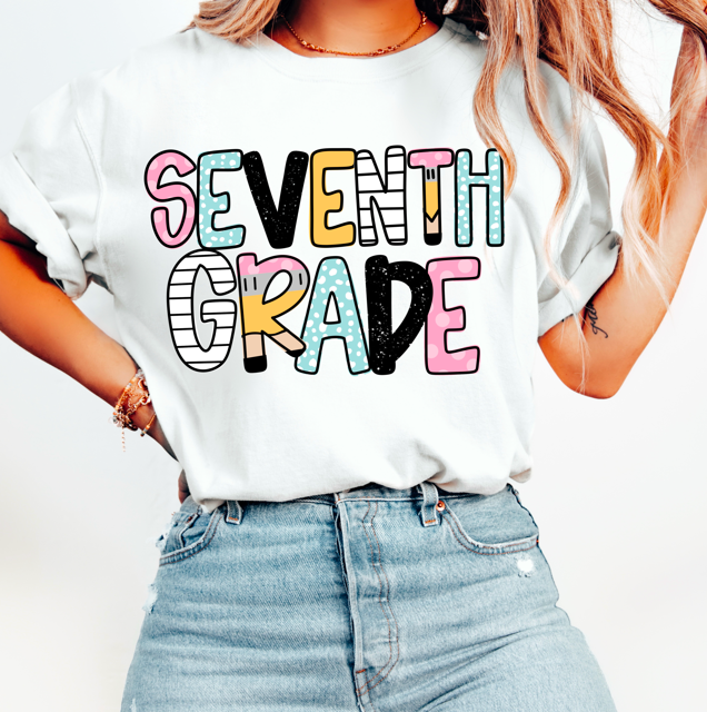 Seventh Grade DTF transfer design – image 1