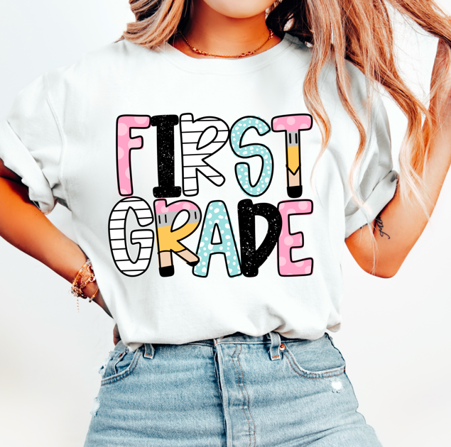 First Grade DTF transfer design – image 1