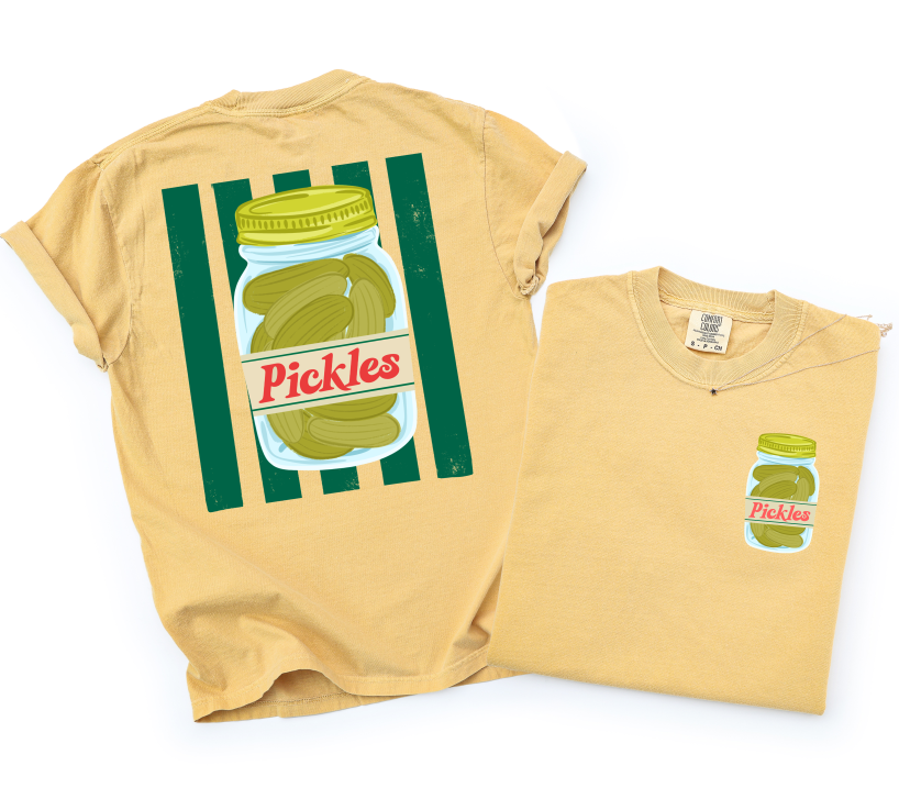 Pickle Pocket DTF transfer design