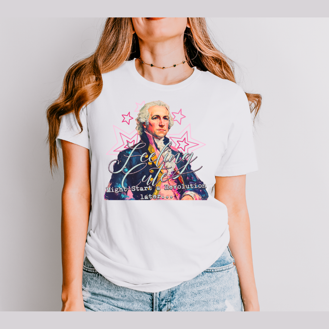 Feeling Cute Might Start a Revolution Later – DTF Transfer – product image