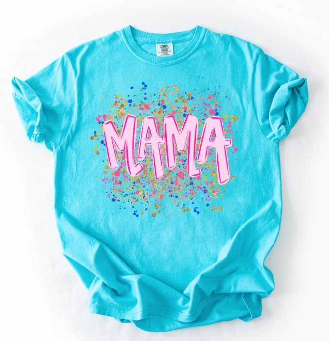 Mama Splatter Mama DTF transfer design