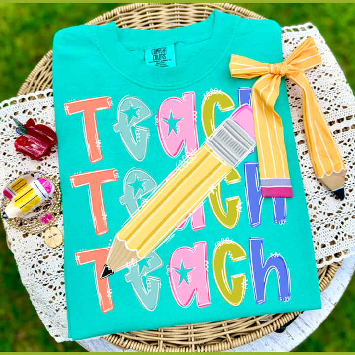 Teach No Glitter – DTF Transfer