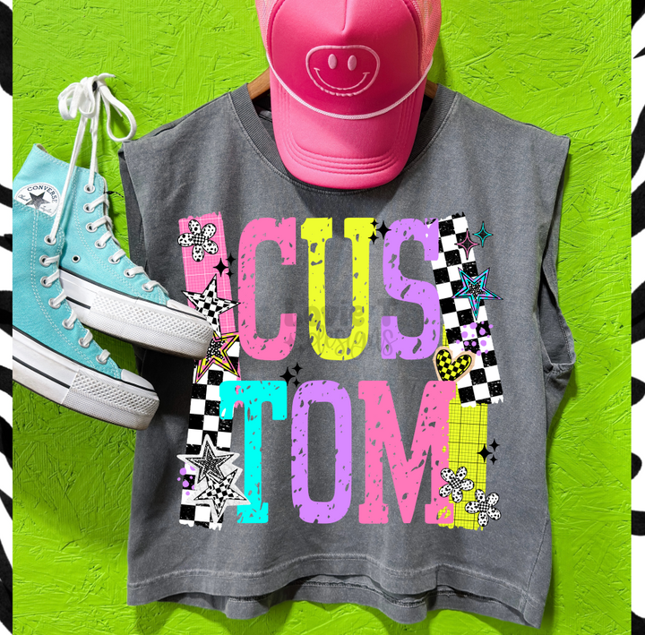 Seeing Stars Mascots - Customizable DTF transfer design