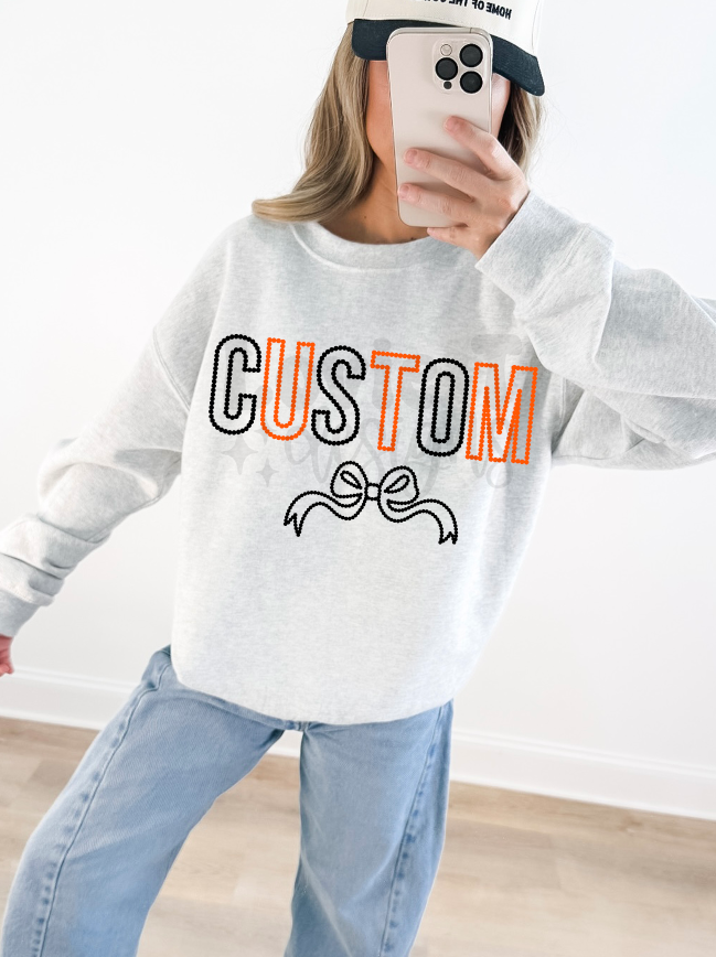 ROSETTE + BOW CUSTOM