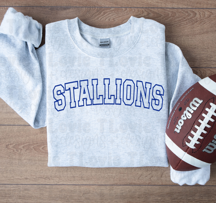 OUTLINE VARSITY ARCHED - CUSTOMIZABLE